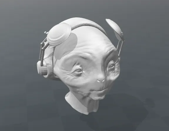 Maz Kananta Head/ Model (The Force Awakens)