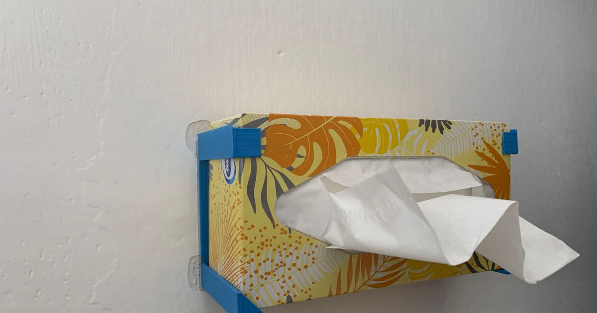 Tissue box holder by JayKay Download free STL model