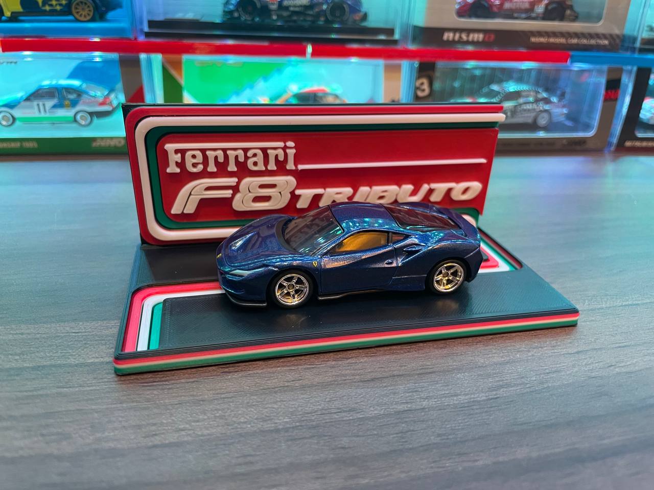 Tomica Ferrari F8 Tributo Display Base by GigaPenguin | Download free ...