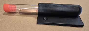 Holder for vial of nozzle/clog cleaning needles 3D model