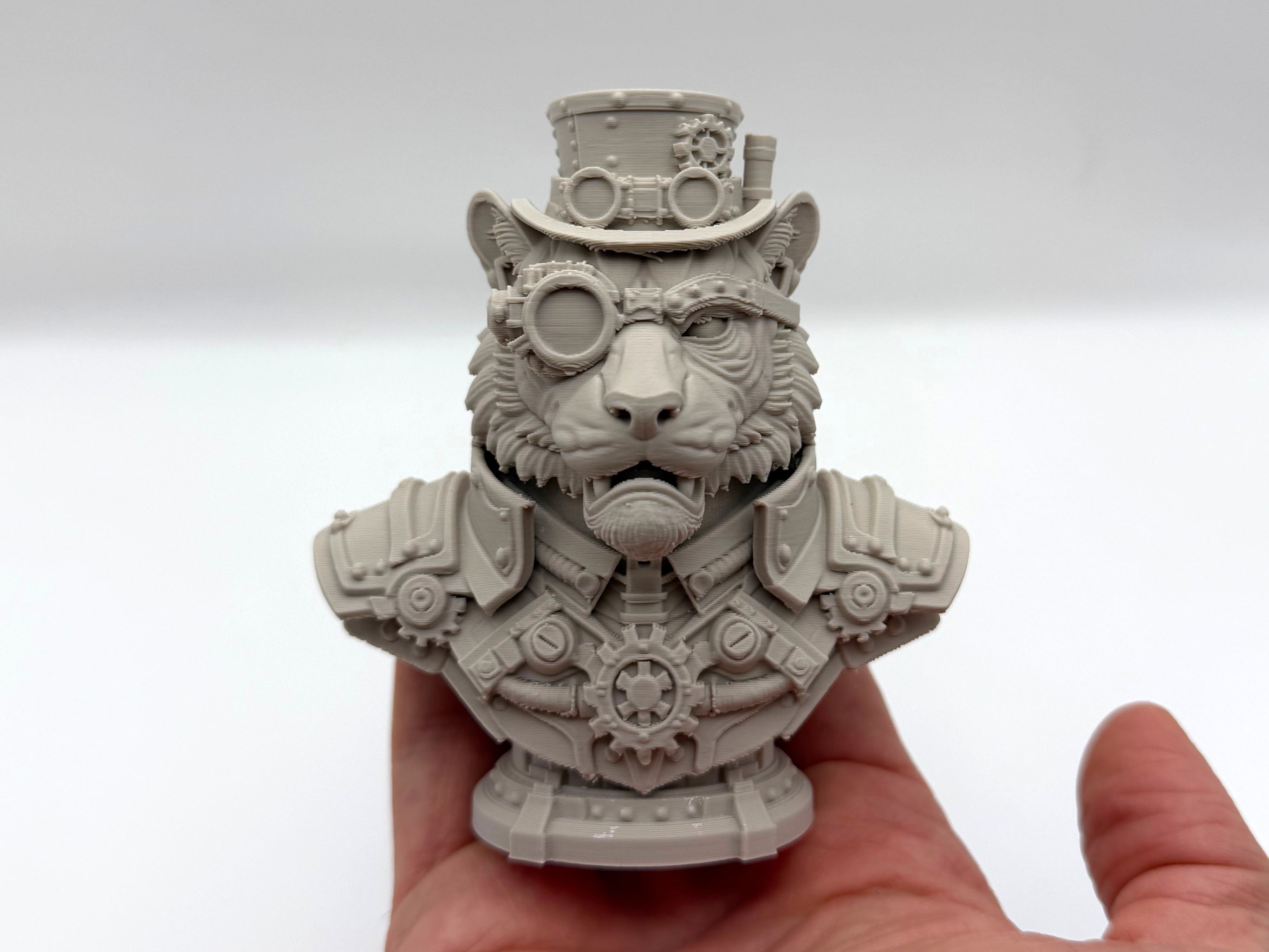 Tiger Steampunk Bust