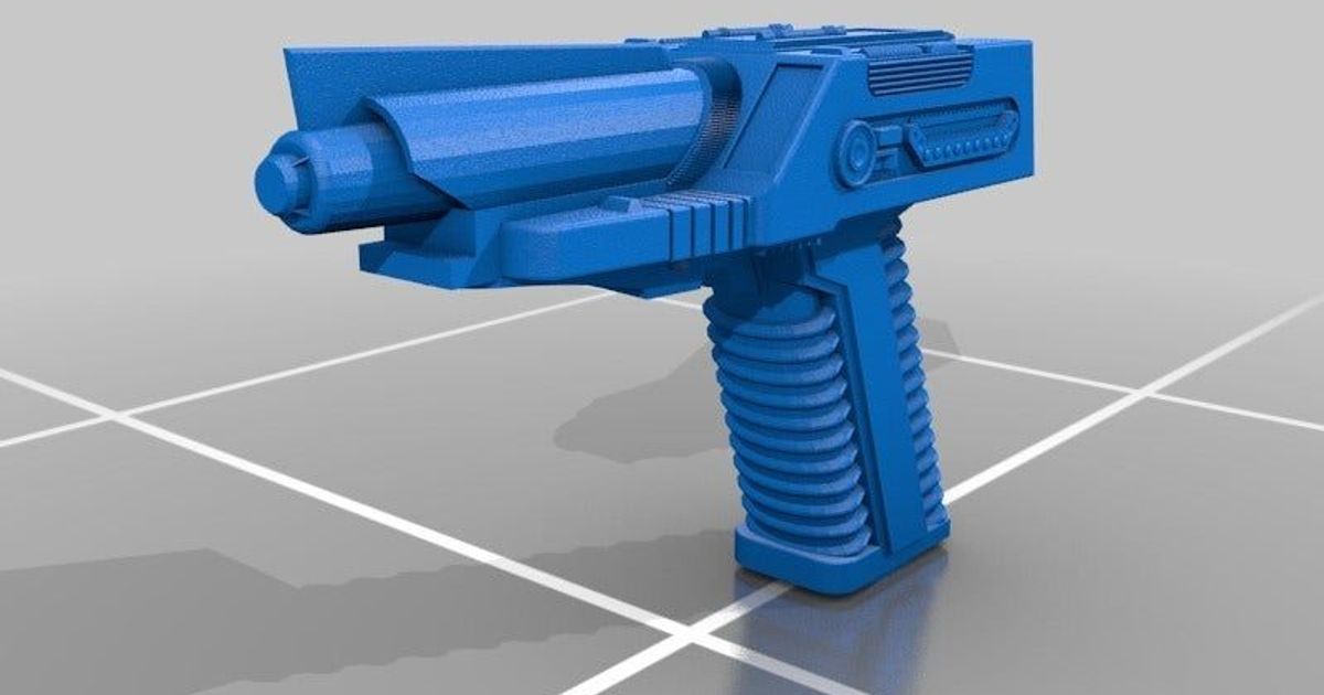 Star Trek Andorian Energy Pistol By Jace1969 