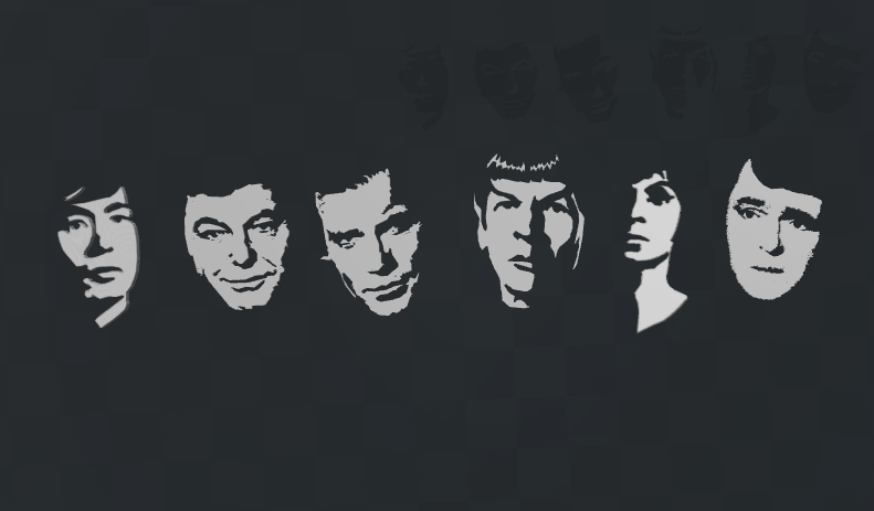 Star Trek Character Wall Art