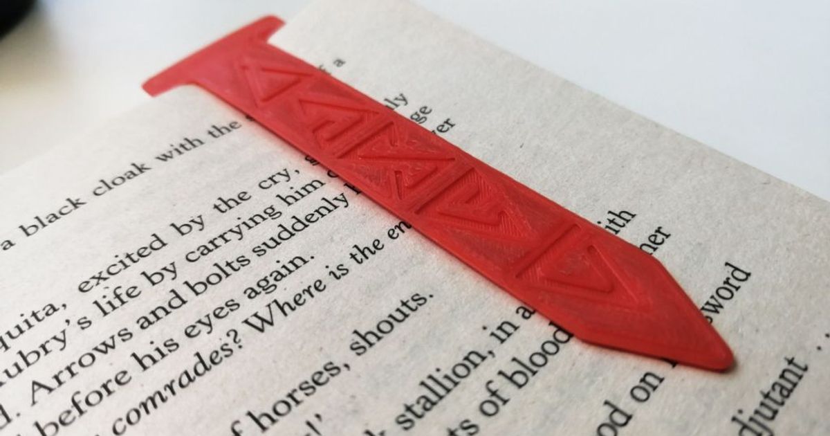 Witcher signs bookmark by pszilagyi | Download free STL model ...