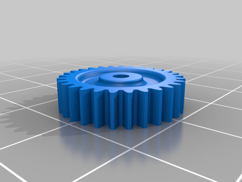 Ecovacs DEEBOT R98 Brush Gear Remix from bonz099 by simarzi Download free STL model