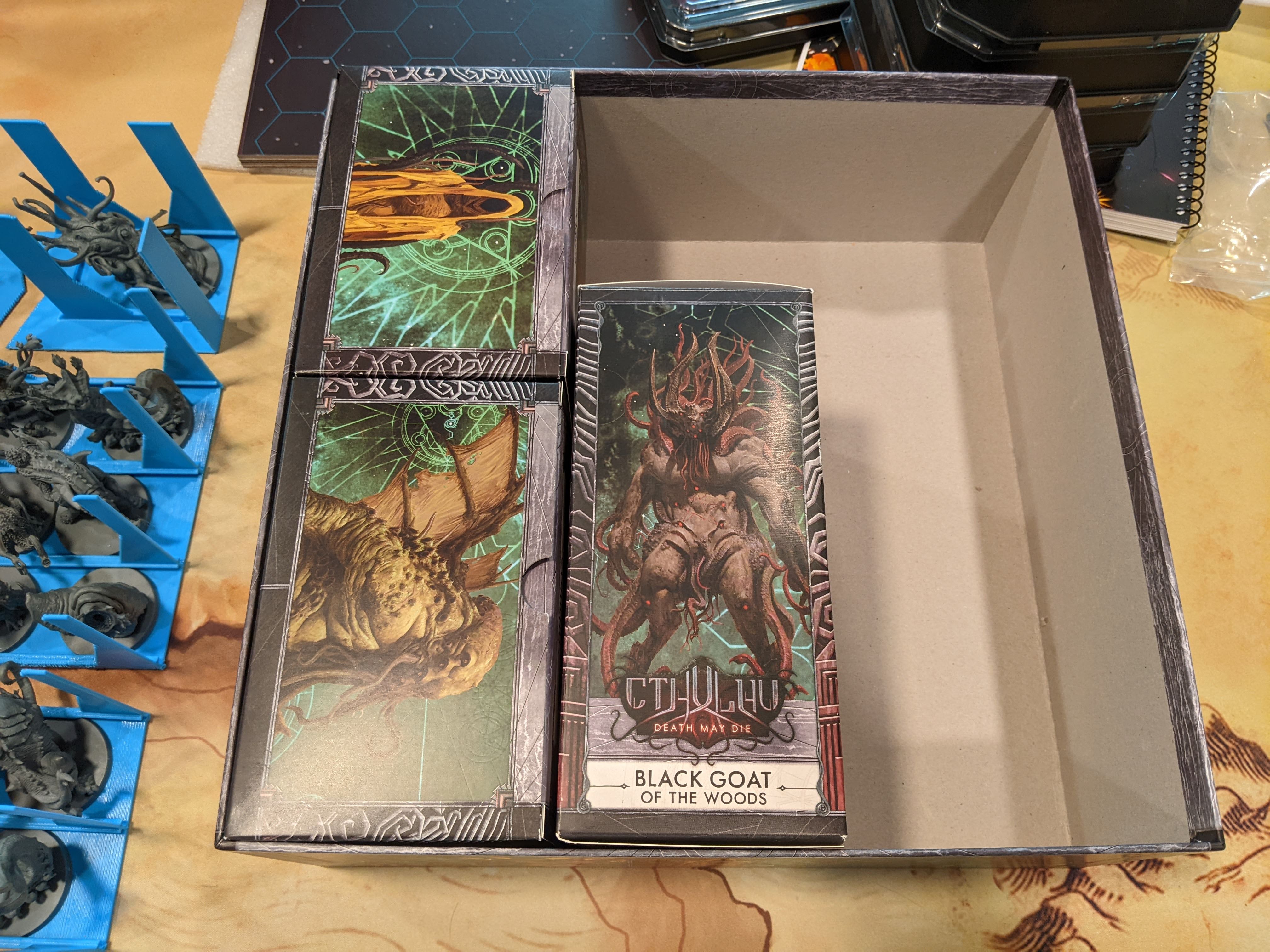 REMIX Cthulhu Death May Die - Retail Boxes Inserts SLEEVED CARDS (holds  Season 1, 2, Goat, Yog) by gameyspirits, Download free STL model