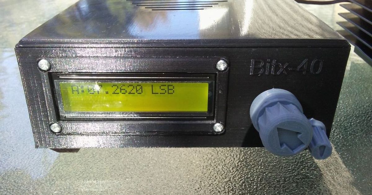 Bitx40 enclosure REMIX by WB9BBC by Bill | Download free STL model ...