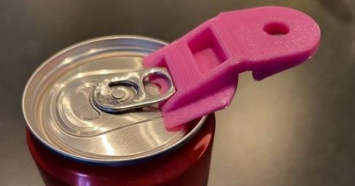 Free 3D file Pop Top Can Opener - Final 🔝・3D print design to download・Cults