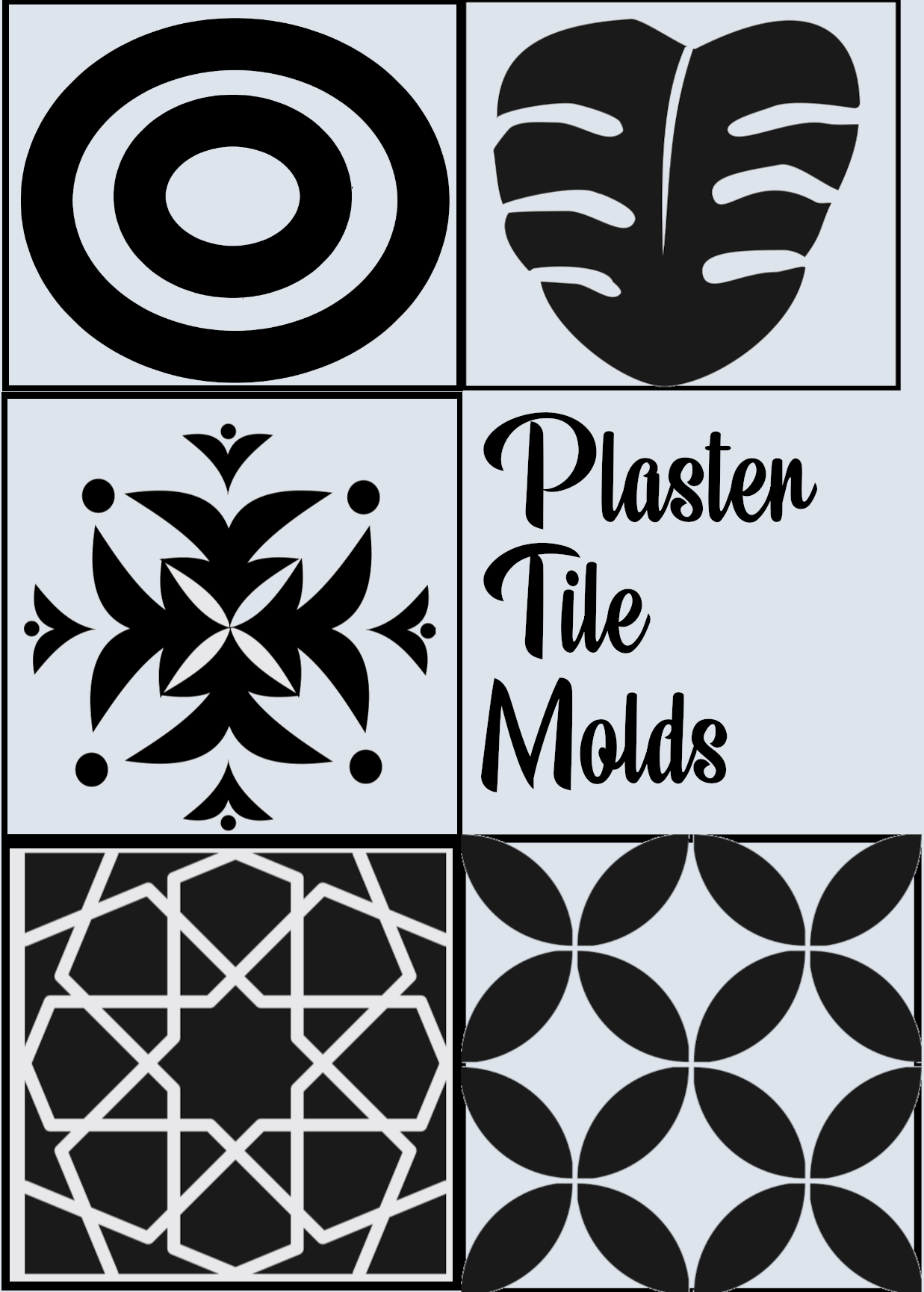 Plaster Tile Molds