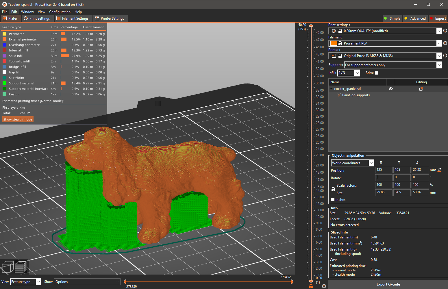 Miniatura 8 do modelo 3D Cocker spaniel