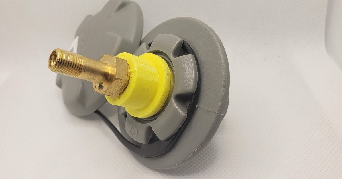 Inflation adapter for inflatables by Eric Download free STL model