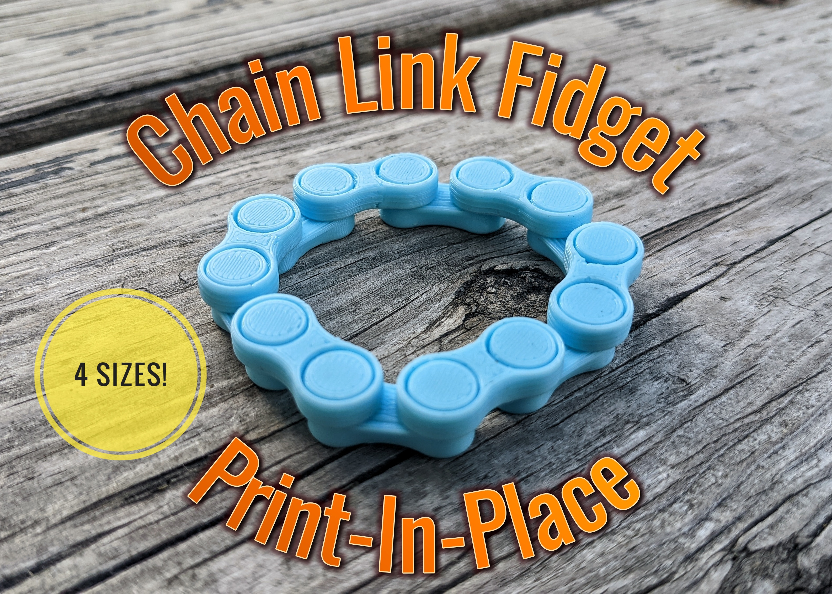 Chain Link Fidget (Print-In-Place)