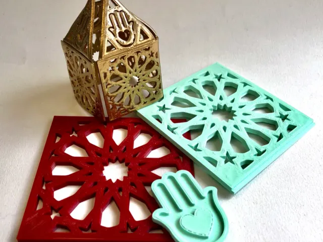 12-Pointed Islamic Star Coaster