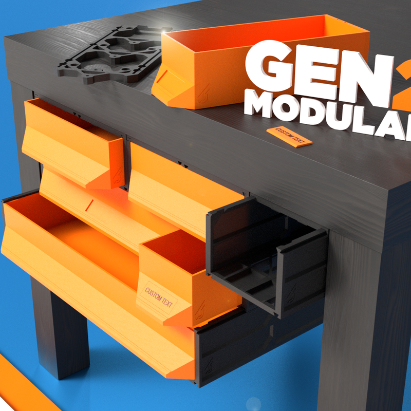 GEN2 Under Table Starter Kit - 185 by Jerrari | Download free STL model ...