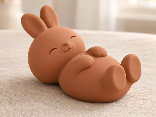 Belly Up Bunny