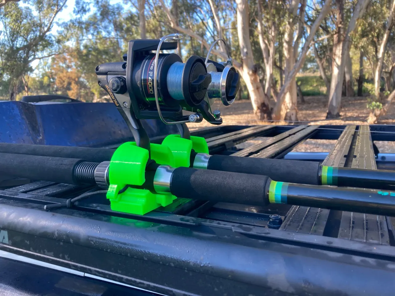 Roof Rack Fishing Rod Holder by GCarr