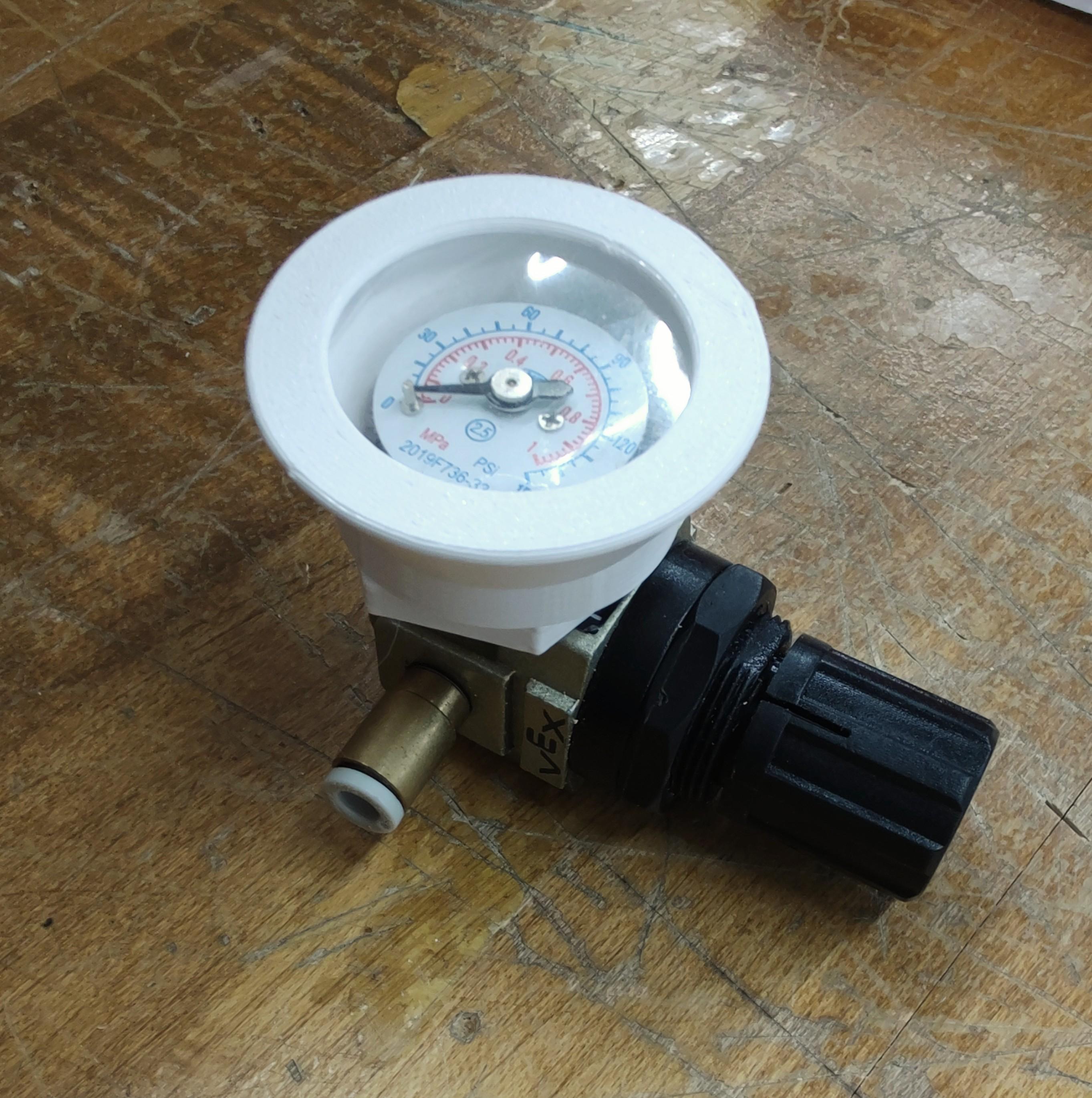 Vex robotics air regulator pressure gauge cap