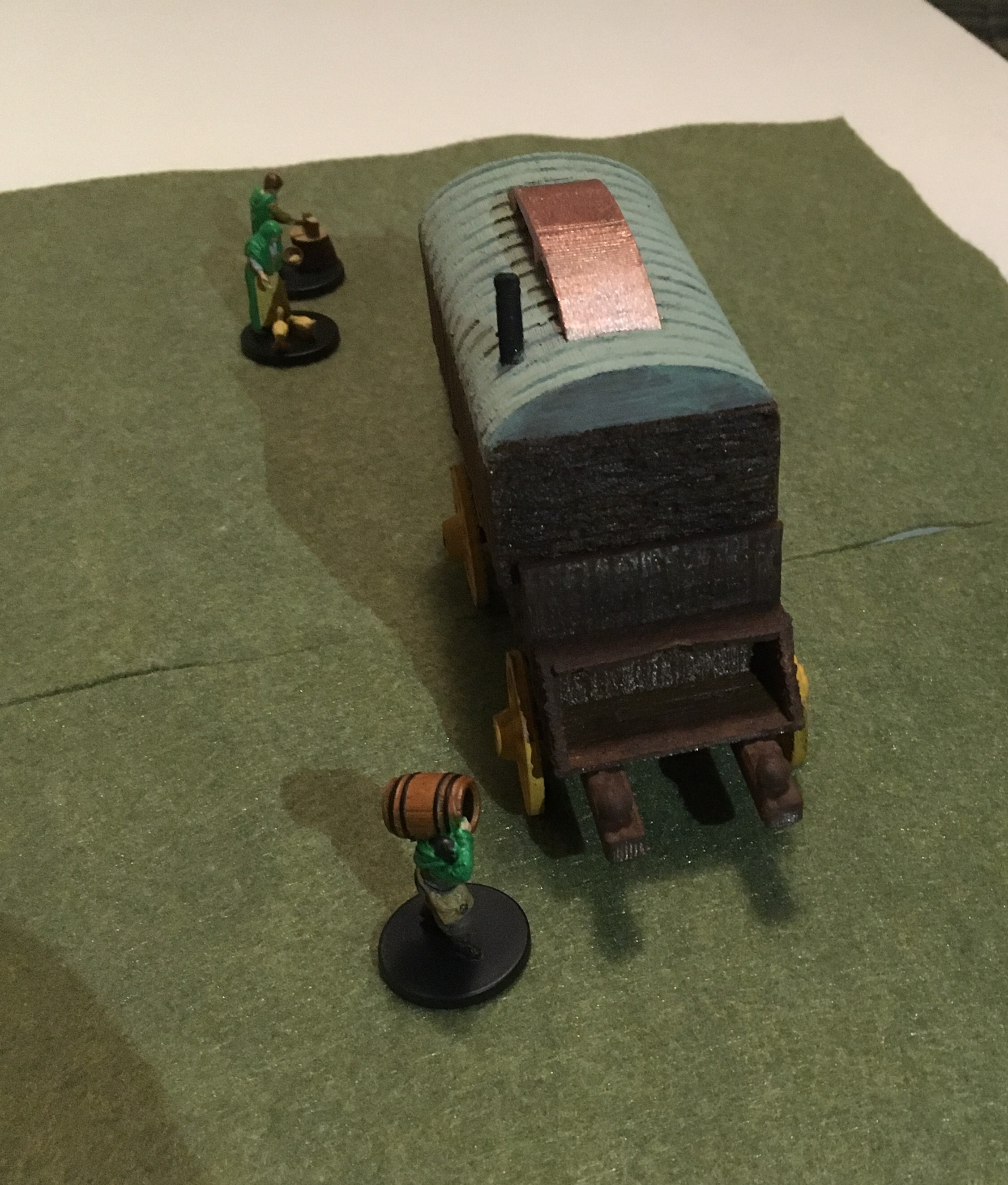 Miniature Gypsy Wagon 28mm By Melabam Download Free STL Model Miniature Gypsy Wagon 28mm By Melabam Download Free STL Model