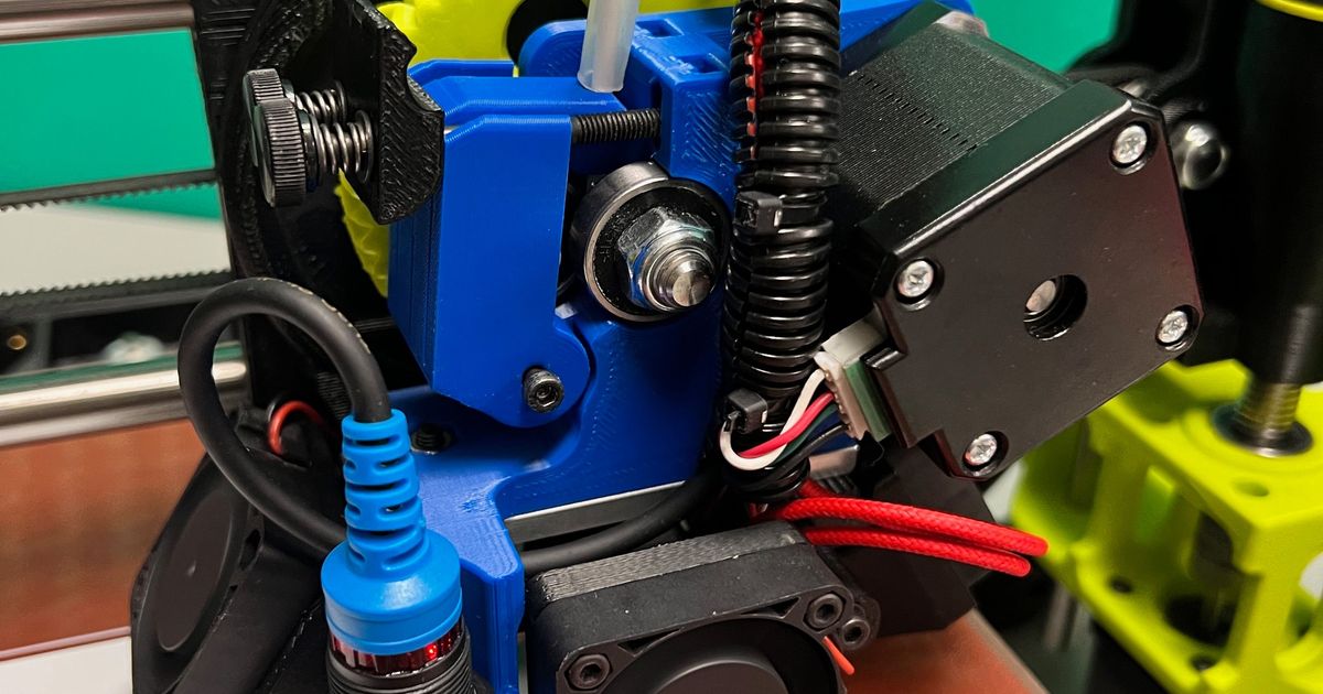 Lulzbot Taz 6 Extruder EZABL Mount by Charlespick | Download free STL ...