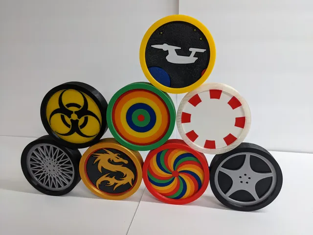 Coasters With Changeable Designs