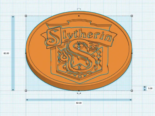 HarryPotter Coaster Slytherin