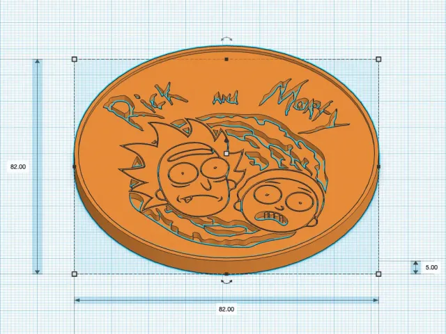 Rick and Morty Coaster