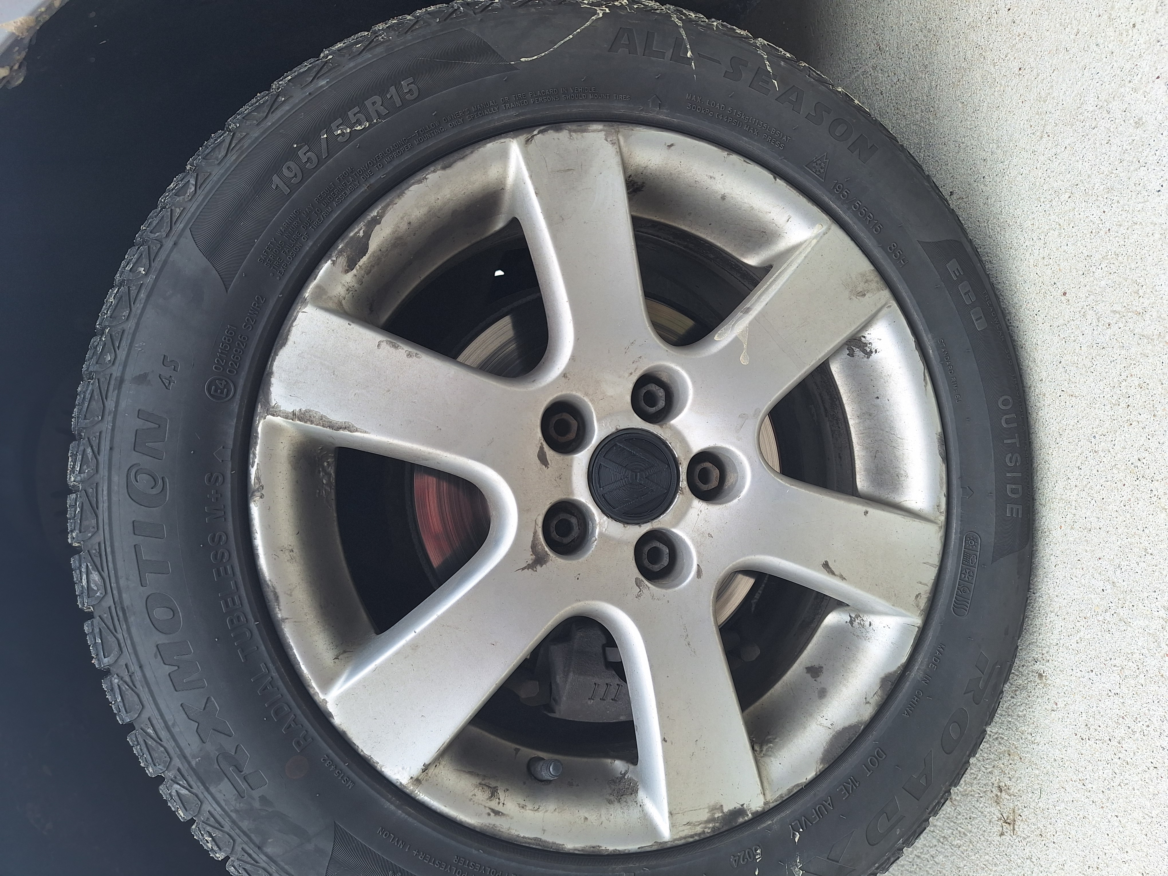 kapselek na felgę vw