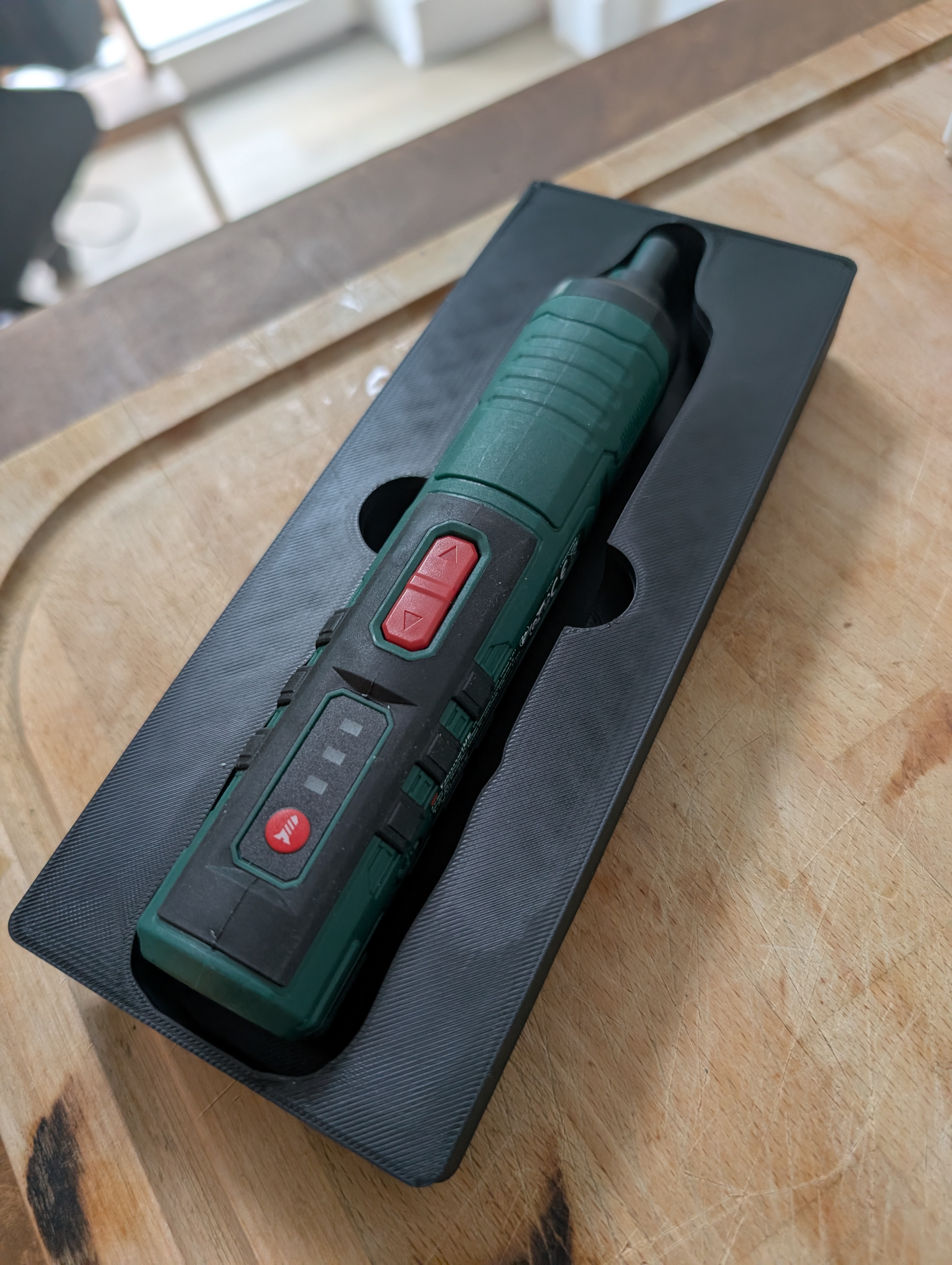 Gridfinity holder for Parkside 4 V Akku-Stabschrauber "PARS 4 A1"