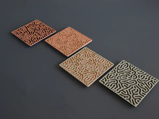 Pelagic Maze (Coaster - Reaction-Diffusion)