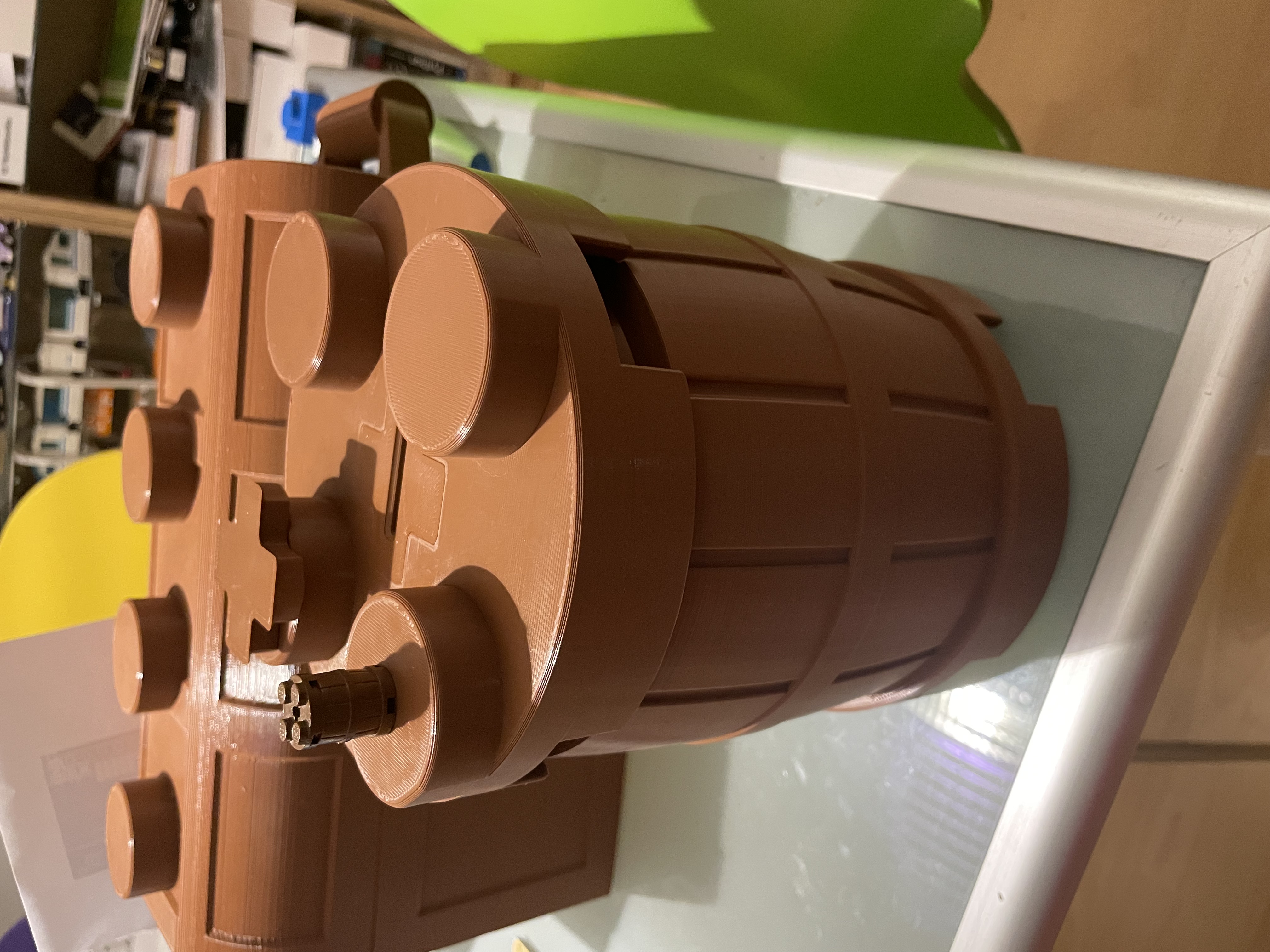 Large brick barrel