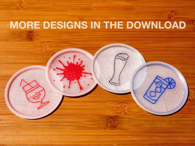 Cocktail Icon Coasters