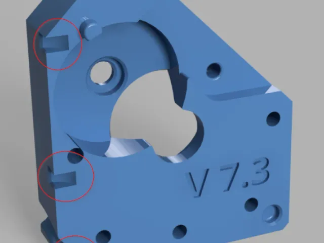 CM3D and Vertex Extruder Cover Remix (ziptie reuse) - F365 File included