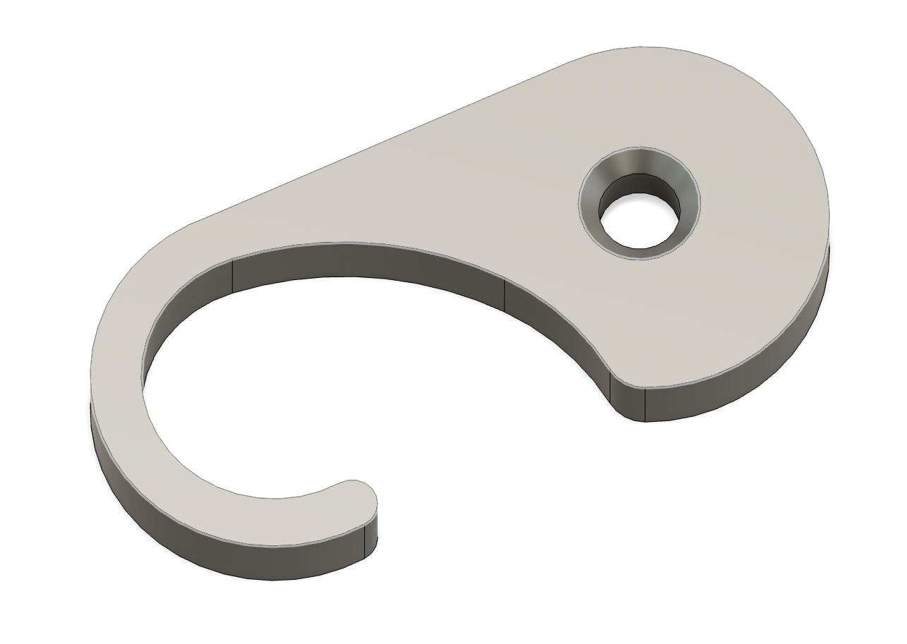 Miniatura 2 do modelo 3D Yahook - yet another hook