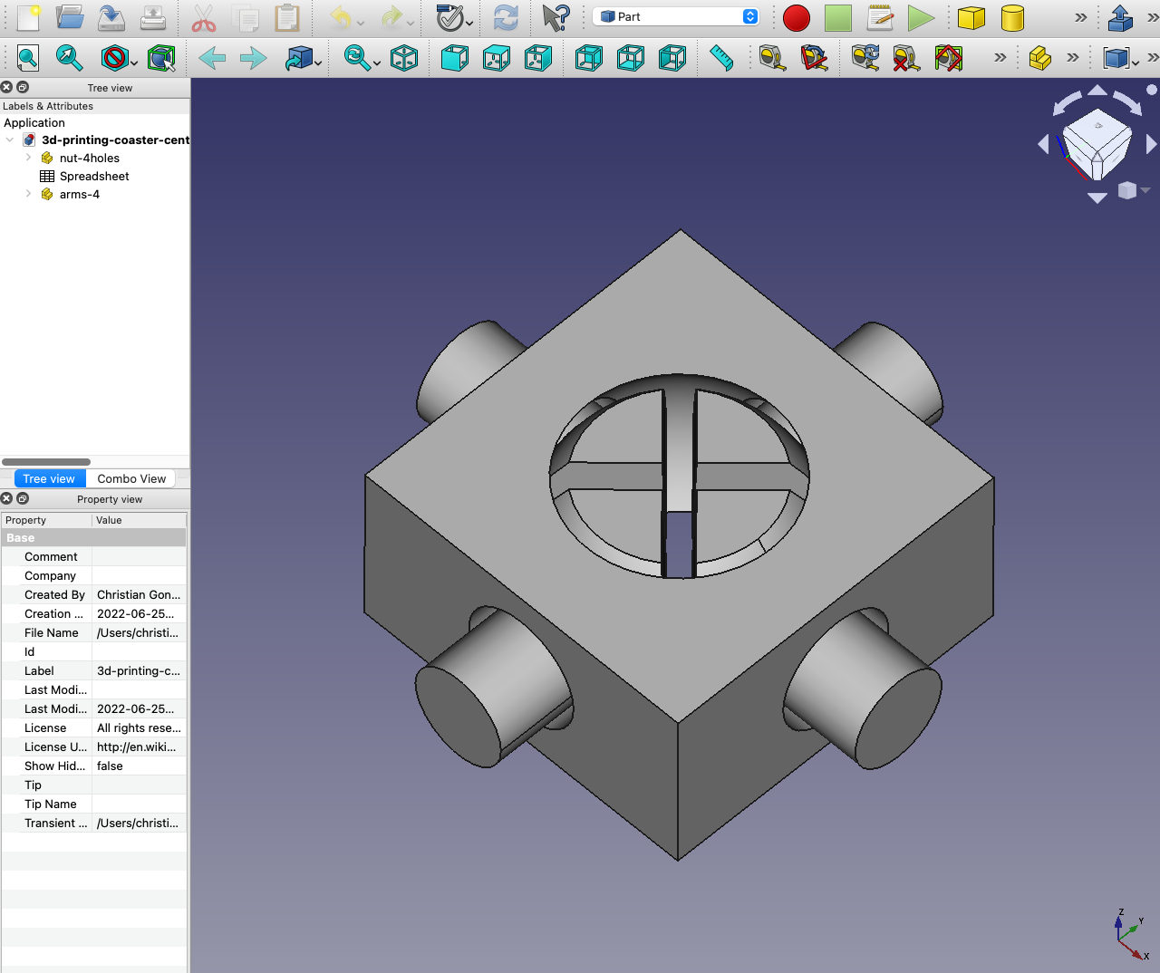 Miniatura 8 do modelo 3D Square Coaster