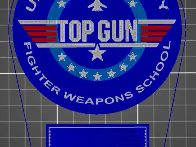 Top Gun Inspired Coaster