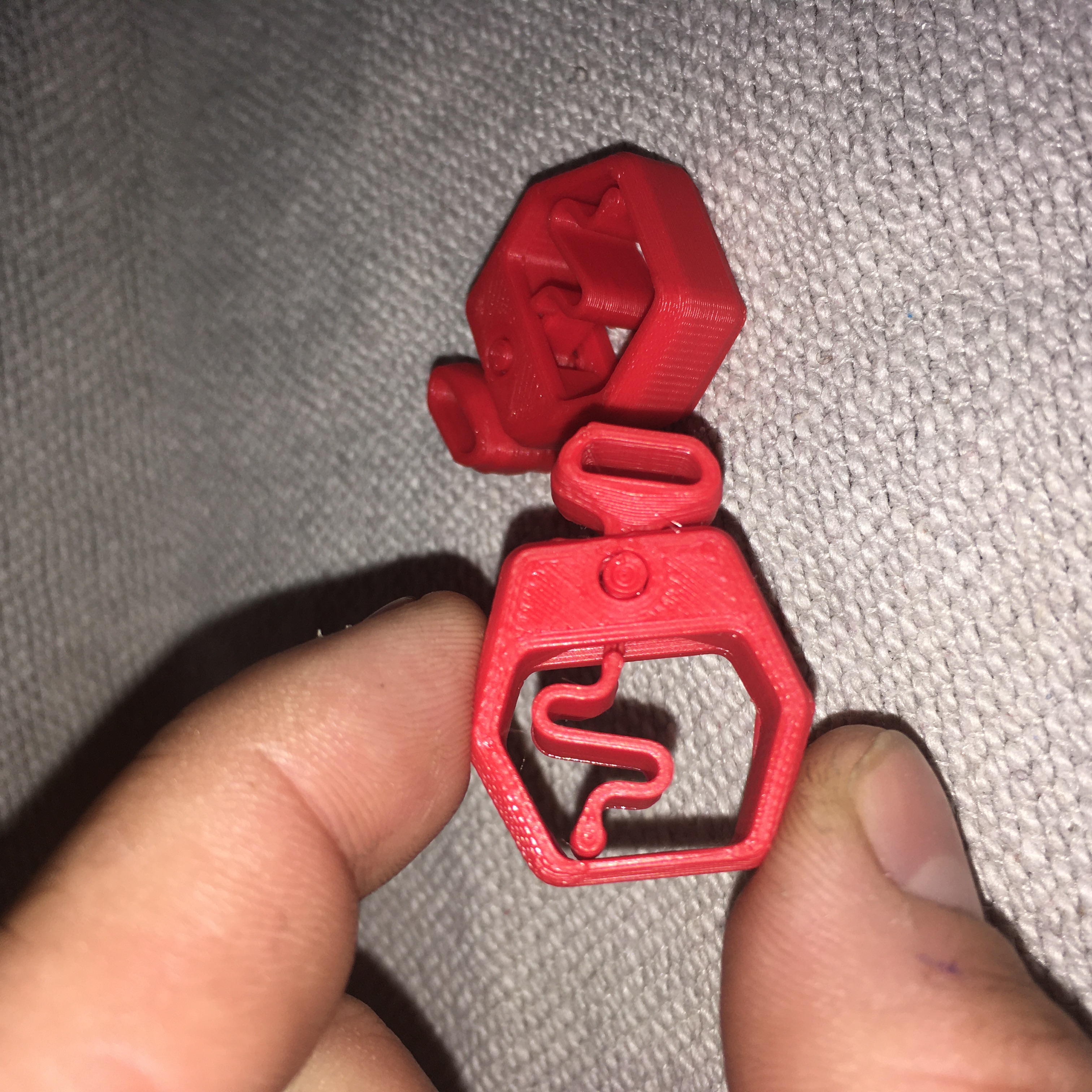 Clicker - transparent (without supports and gluing)