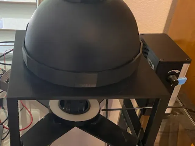 Picamera Photography Rig for a 120 LED Diffused Dome Light for Macro and Reflective Objects