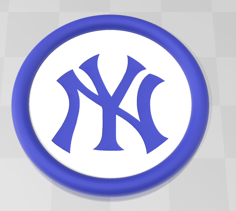 New York Yankees Coaster by mtyo | Download free STL model | Printables.com