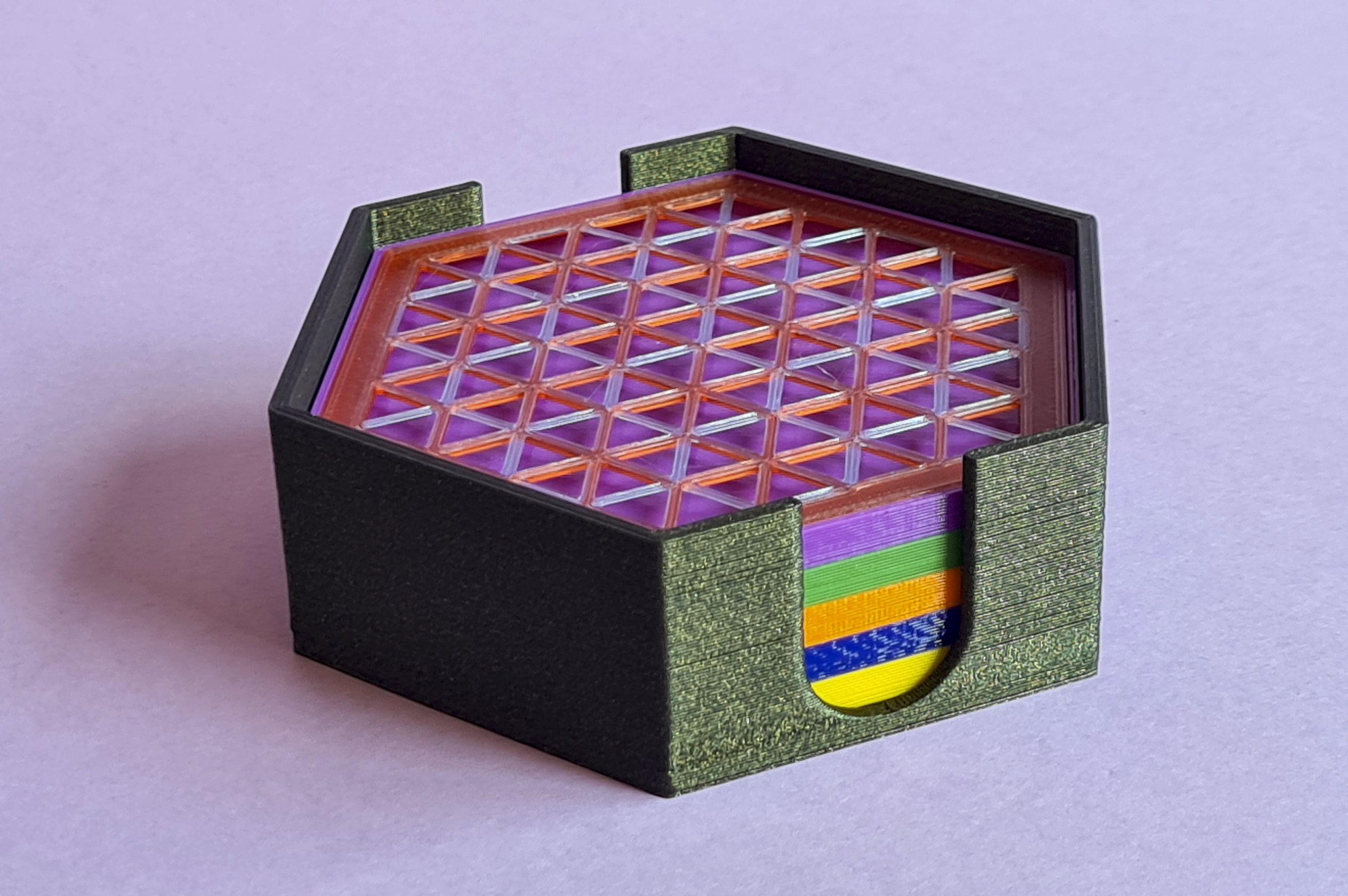 Miniatura 18 do modelo 3D Geo-parametric coaster + holder + modifiers