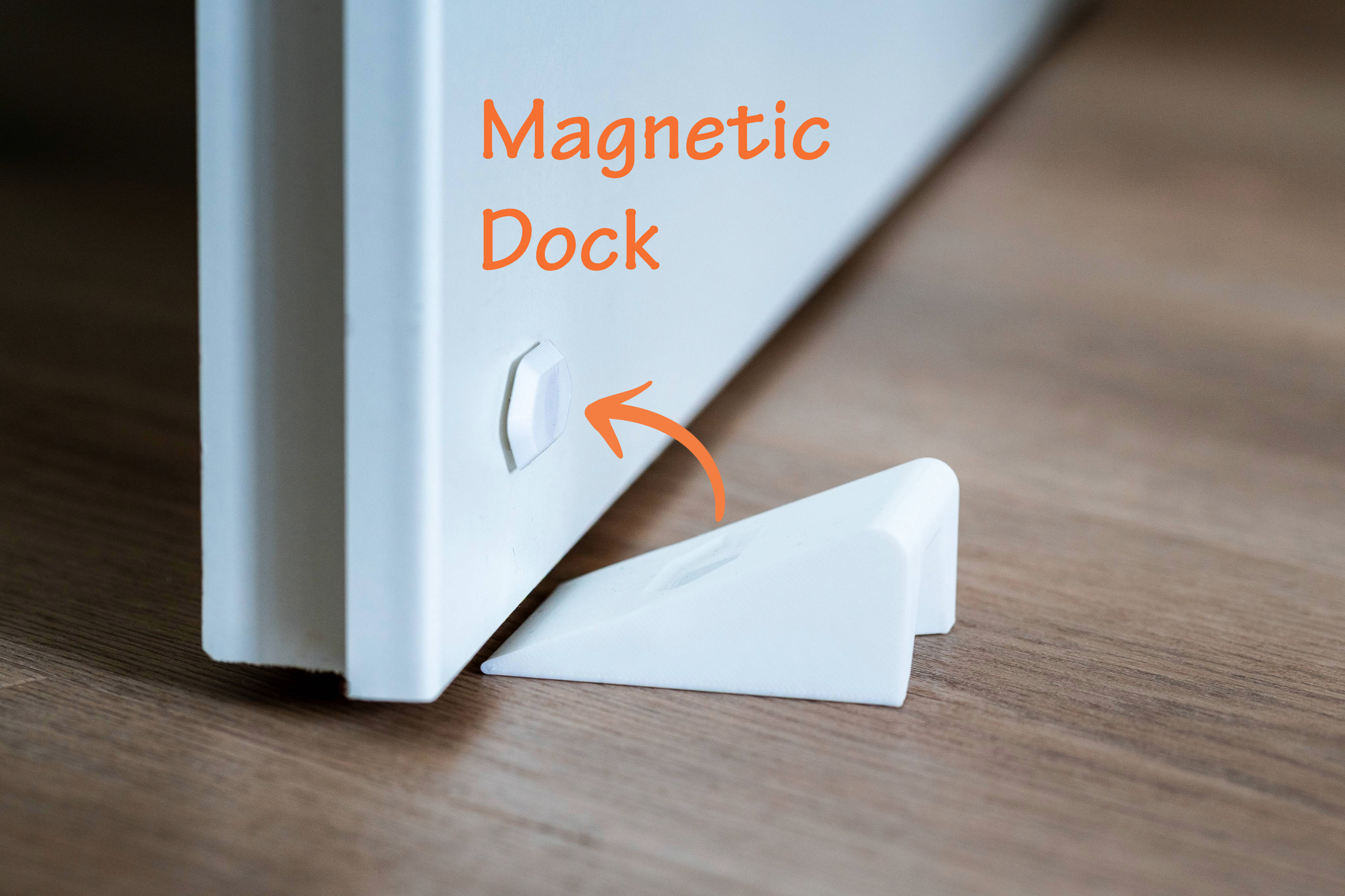 Magnetic Door Stop - Magnetic, Foot-Operated & Always Tidy