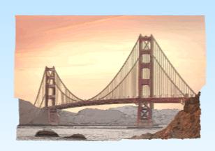 Golden Gate Bridge Lithophane