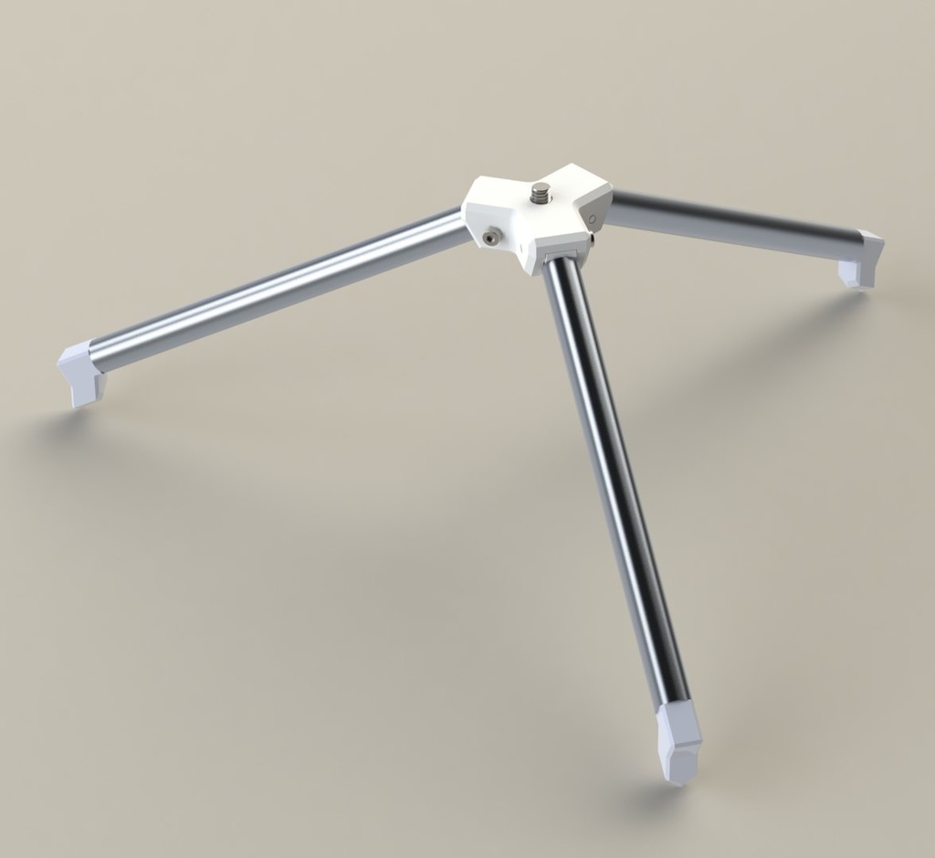 Portable Camera Tripod By Nannk Download Free STL Model Printables Com   Large Display Render4up 232070 