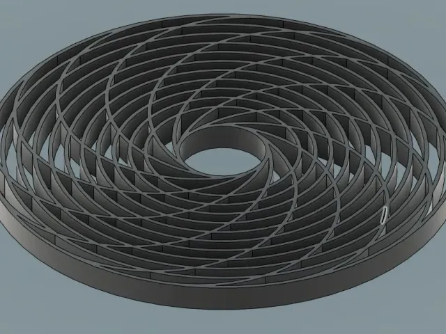 Arc-form coaster