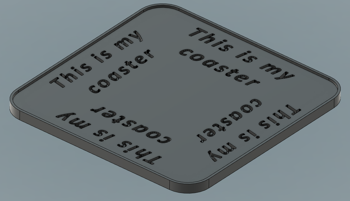 Square coaster