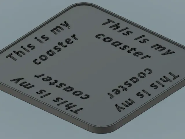 Square coaster
