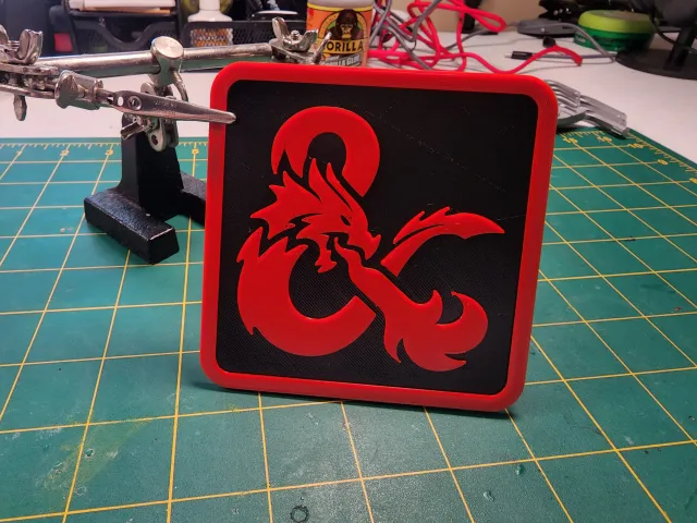 D&D Logo Coaster