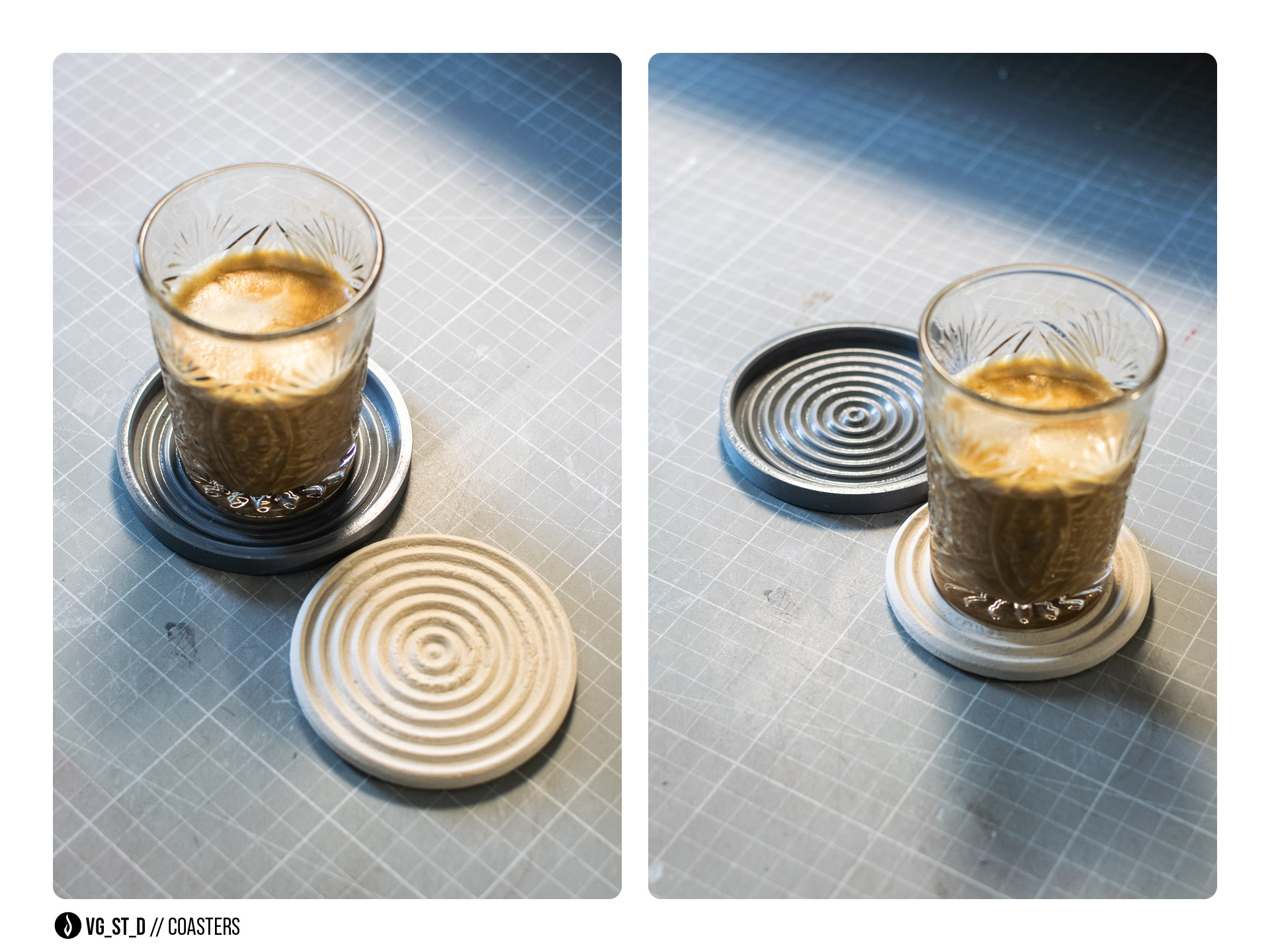Plaster coasters — miniatura 2