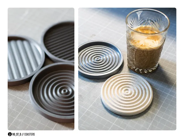 Plaster coasters