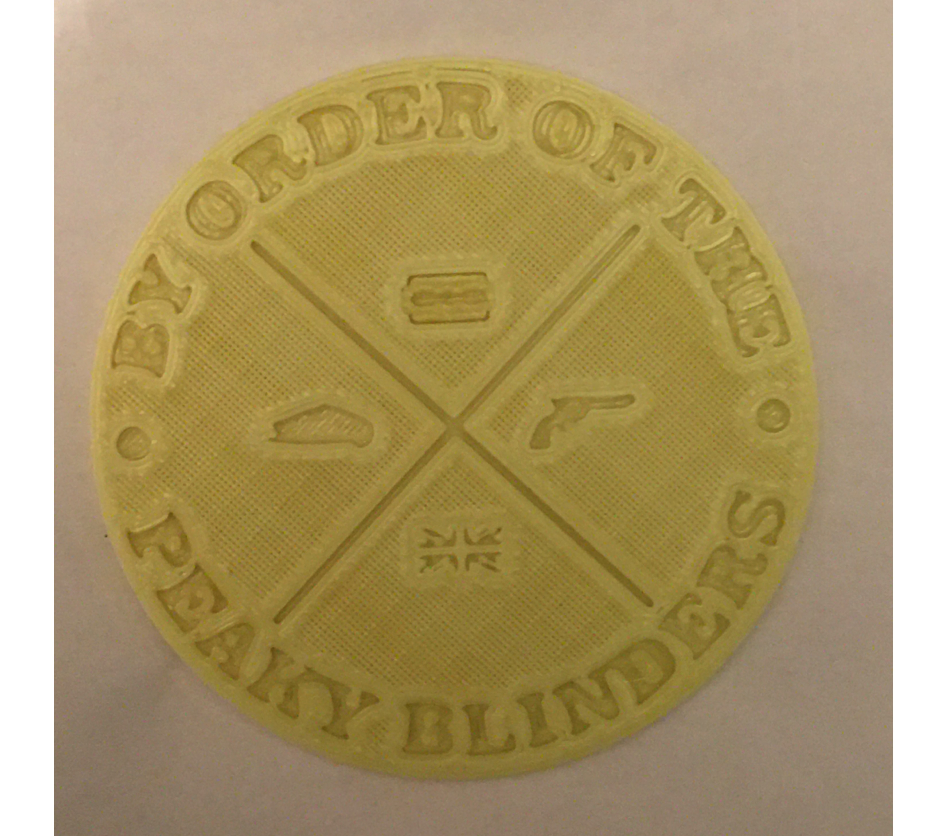 Peaky Blinders Coaster by Lyam | Download free STL model | Printables.com