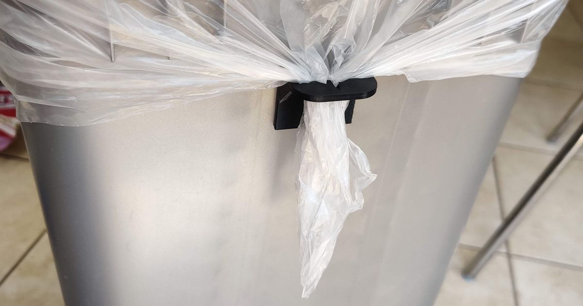 Trash Bag Cinch by Almondtofu Download free STL model